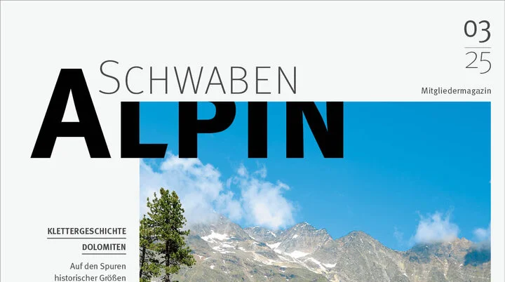 Cover der Herbstausgabe des Mitgliedermagazins Schwaben Alpin | © DAV Schwaben