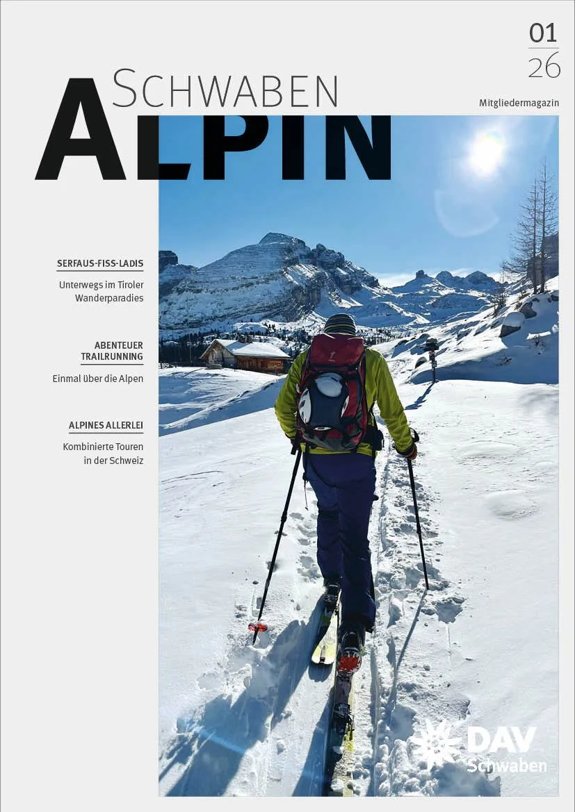Cover Mitgliedermagazin Skitourengänger | © DAV Schwaben