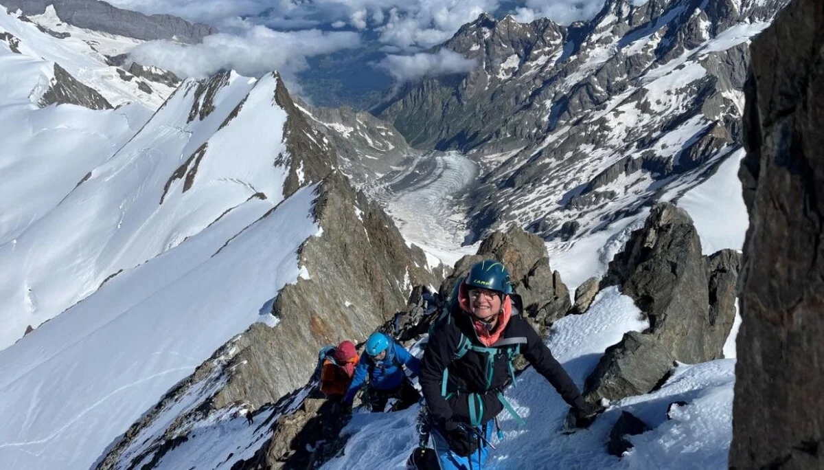 Am Gipfelgrat | © Bergsteigergruppe DAV Sektion Schwaben