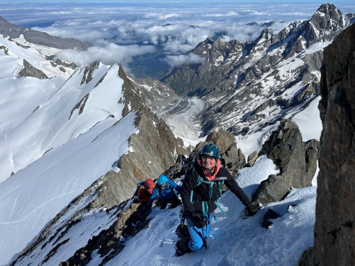Am Gipfelgrat | © Bergsteigergruppe DAV Sektion Schwaben