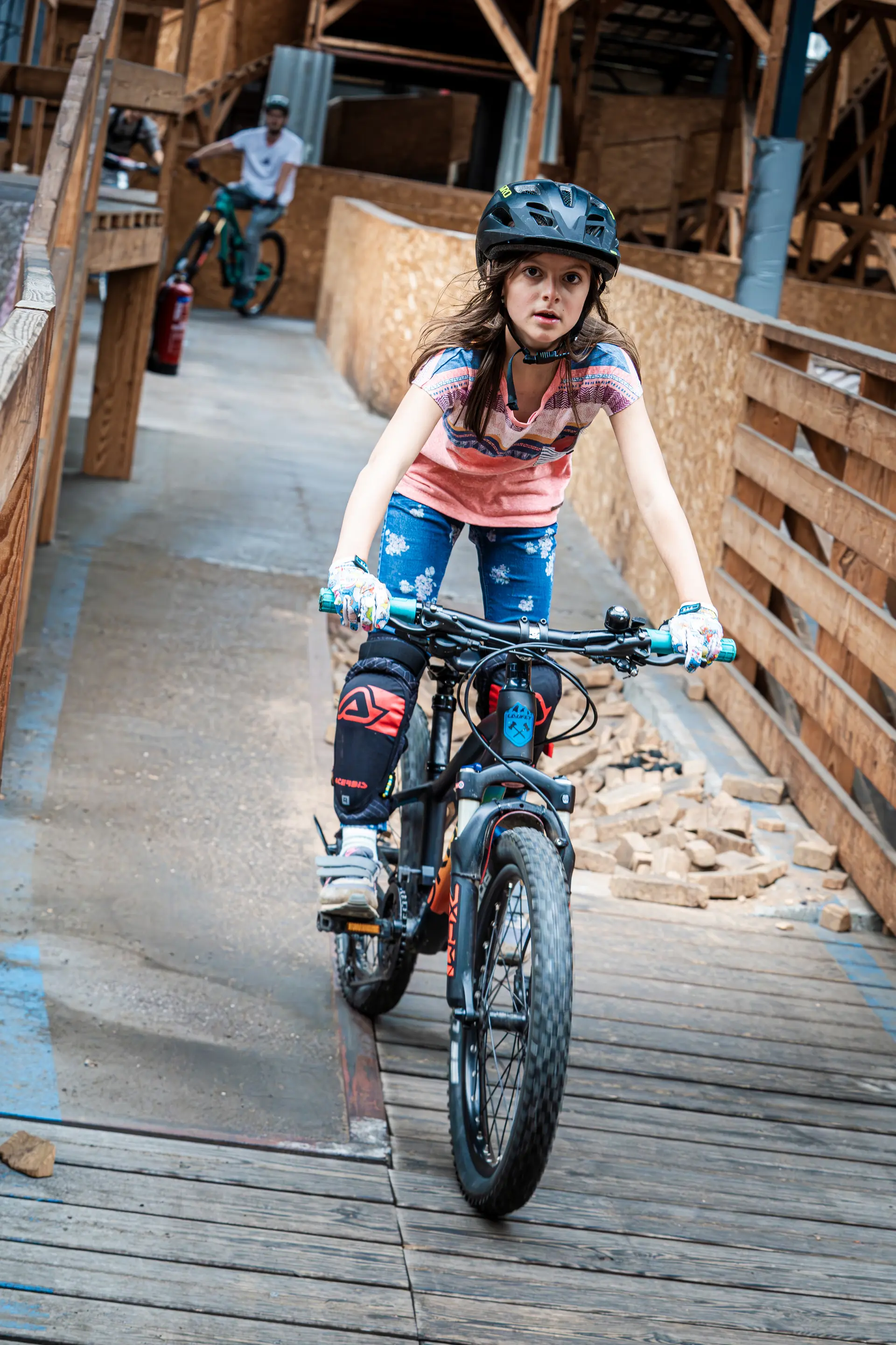 Mitglied der DAV MTB Gruppe im Bikepark Stride in Frankreich. | © BG Calw