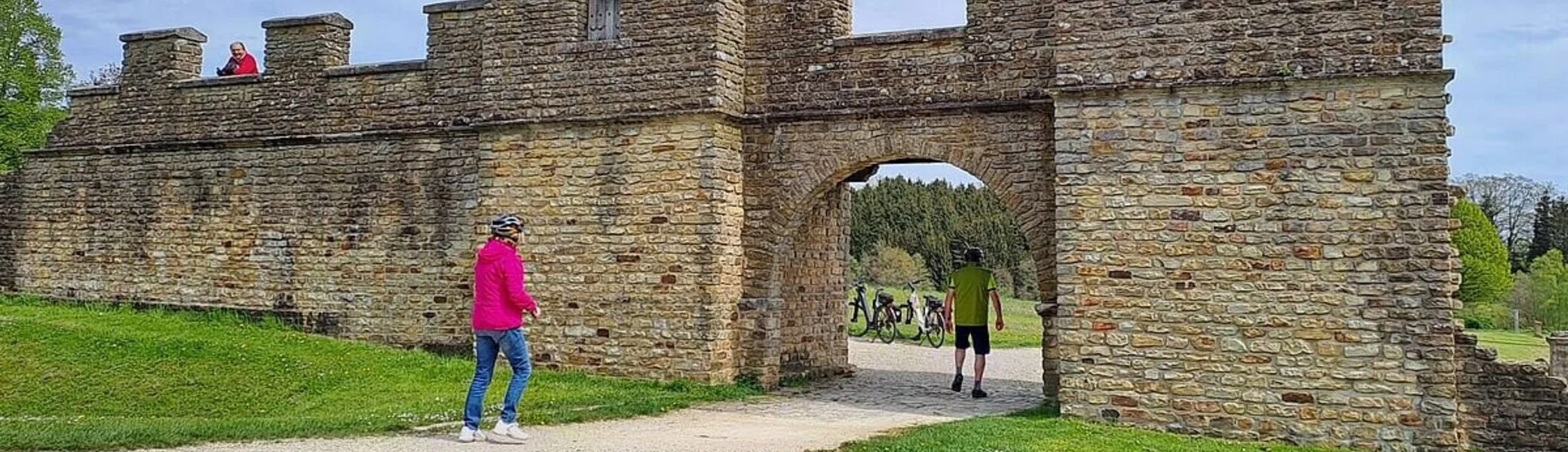 Limesmauer vom Ostkastell Welzheim | © DAV Sektion Schwaben, BG Ellwangen