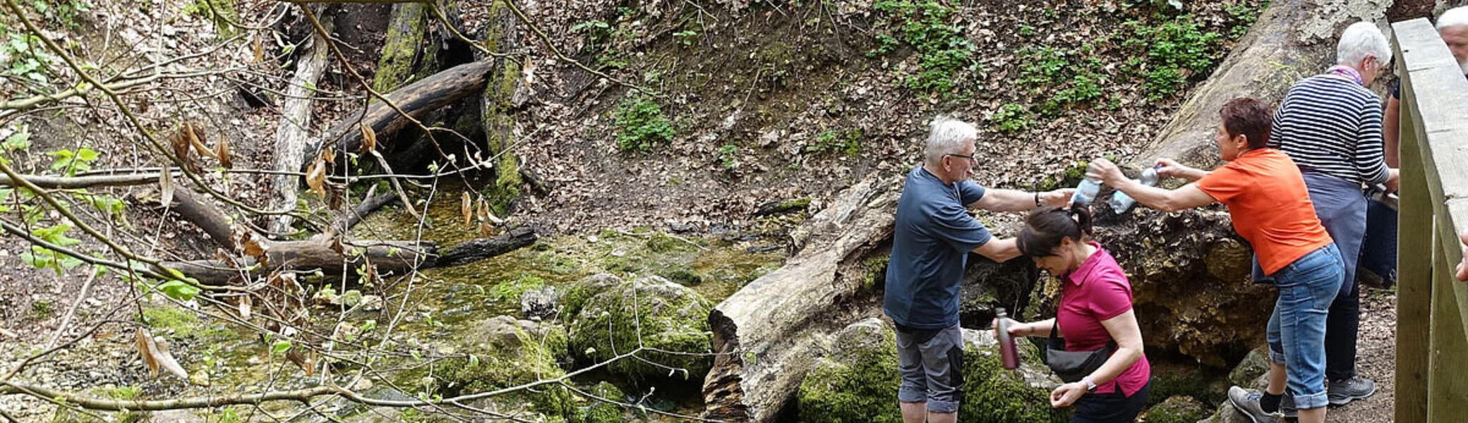 Bei einer der Quellen vom Weißen Kocher | © DAV Sektion Schwaben, BG Ellwangen