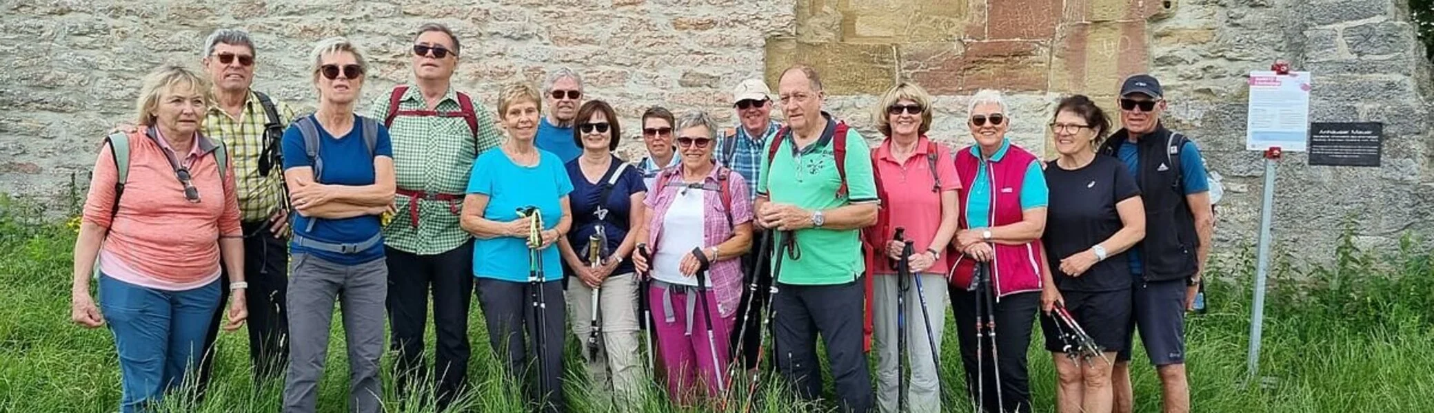 vor der Anhäuser Mauer | © Tourengruppe BG Ellwangen DAV Sektion Schwaben